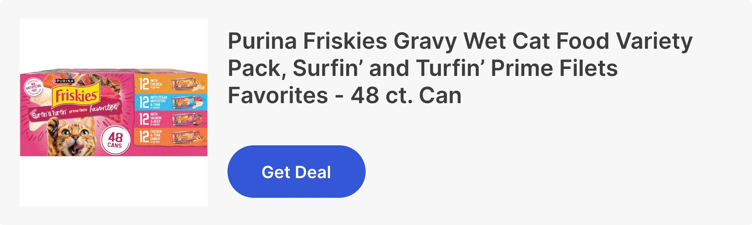 Gravy Wet Cat Food Variety Pack