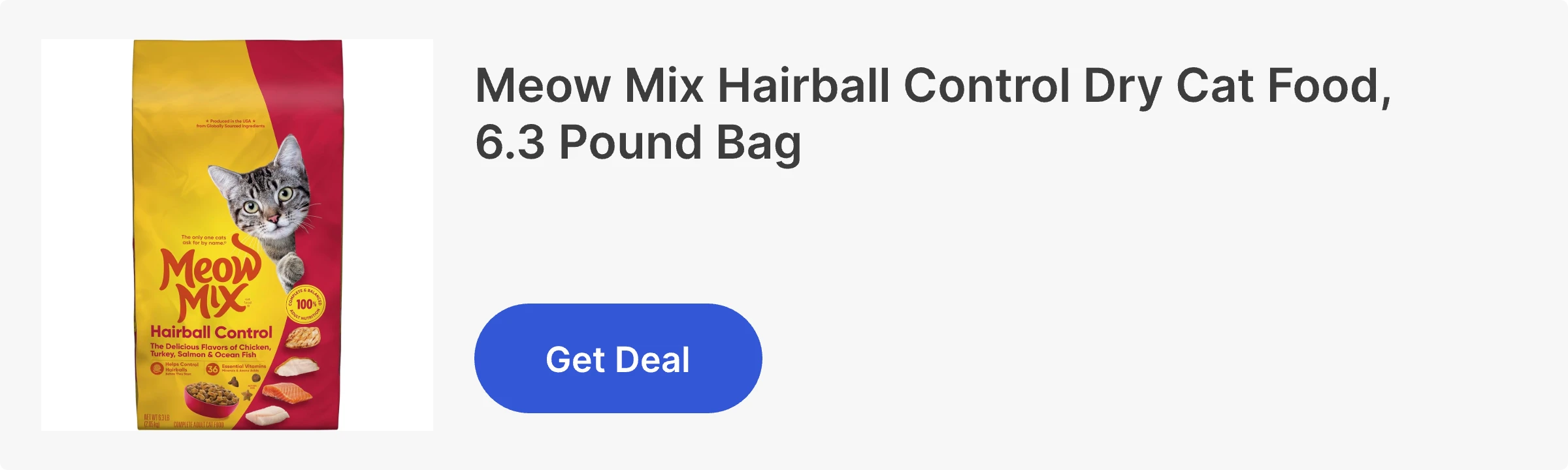 Hairball Control Dry Cat Food